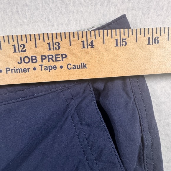 LL Bean Comfort Trail Pants Womens 8 Navy Blue Hiking Outdoors Nylon Stretch - Picture 6 of 9